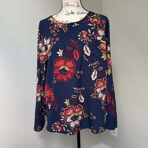 VanHeusen floral print tunic, SZ L